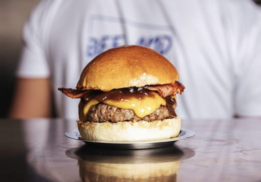 Le burger de Le Comptoir Volant, Vieux-Lille à Lille