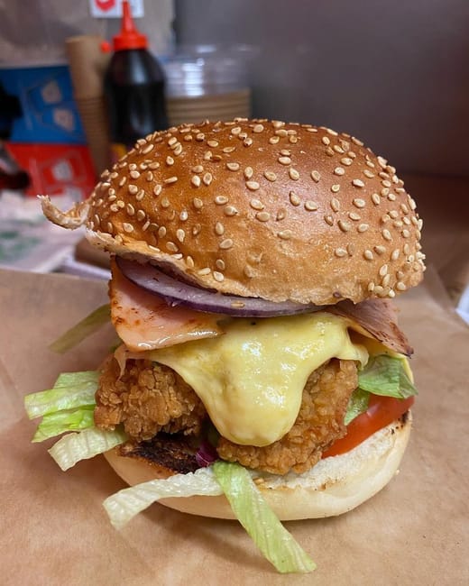 Le burger de French Papa Burger, St-Maurice à Lille