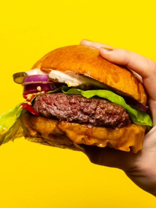 Le burger de La Dinette, Vieux-Lille à Lille