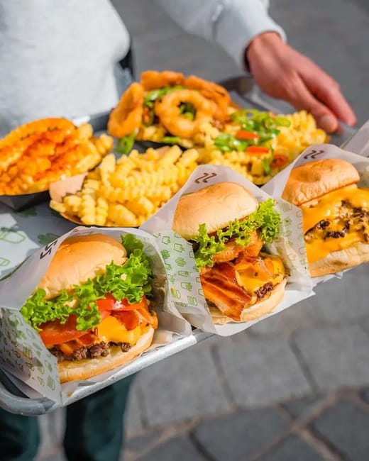 Le burger de Shake'N Out Burger, hyper-centre à Lille