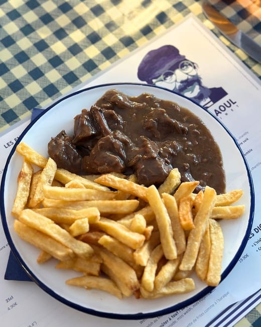 Le carbonade flamande de Chez Raoul Estaminet, Vieux-Lille à Lille