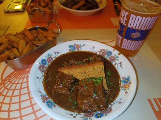 Le carbonade flamande de Estaminet Hein, Lille-Centre à Lille