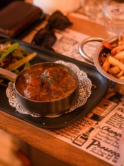 Le carbonade flamande de Estaminet La Ch'tite Brigitte, Vieux-Lille à Lille