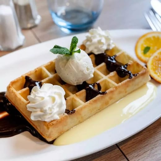 Le gaufre de Estaminet AL'Fameuse Franquette, Vieux-Lille à Lille