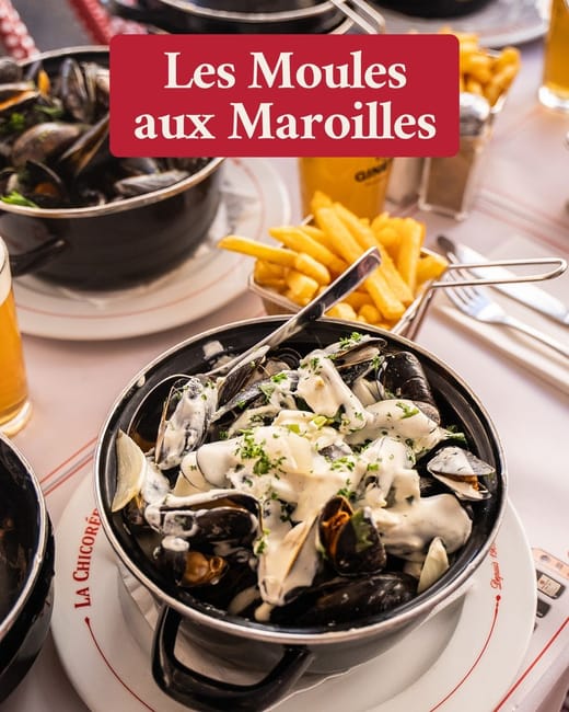 Le moules-frites de Brasserie La Chicorée, Lille-Centre à Lille